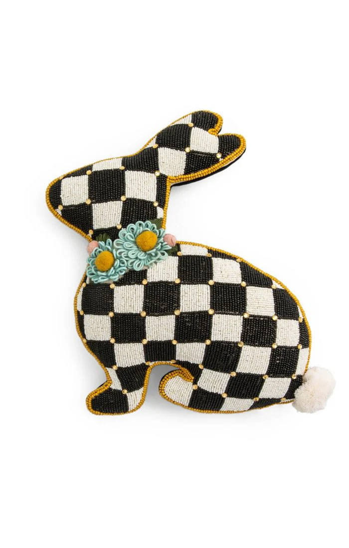 Beaded Bunny Pillow - Image 2